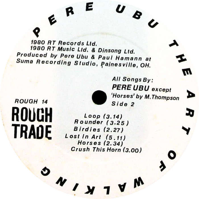 PERE UBU - The Art Of Walking - Import Vinyl Record - ROUGH14