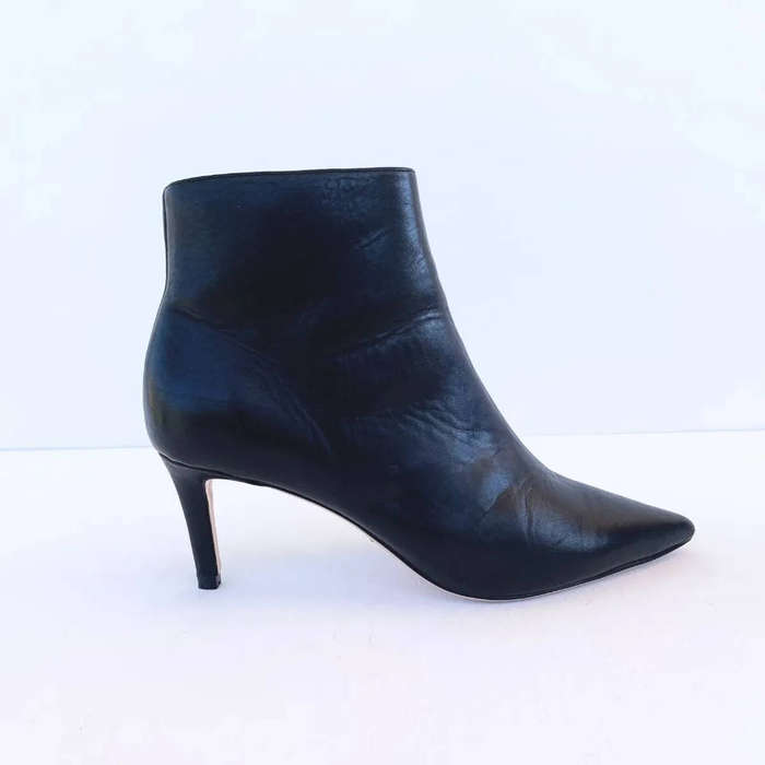TONY BIANCO  Iris Black Vintage Ankle Boots