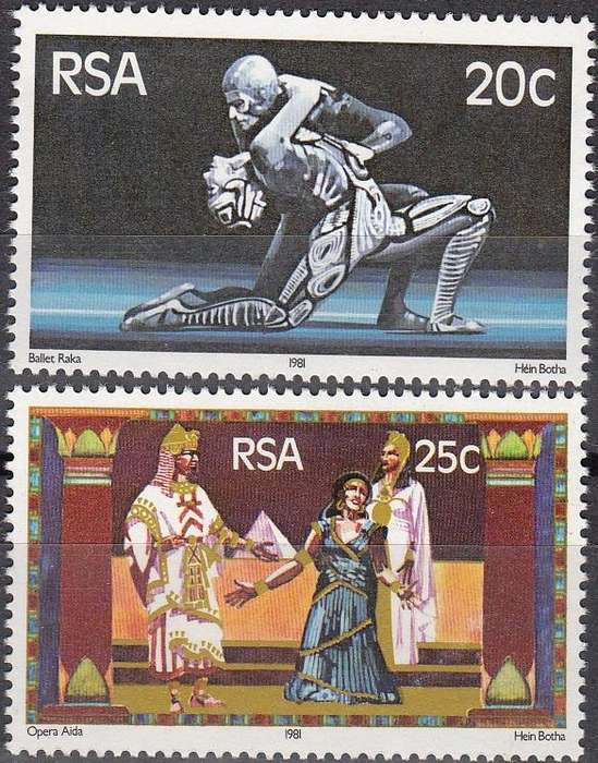 RSA 1981: STATE THEATRE PRETORIA SET  MNH (SACC 494-495)