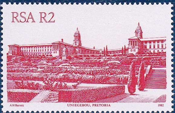 RSA 1982: 4th DEFINITIVE ISSUE ARCHITECTURE R2.00 MNH (SACC 531)