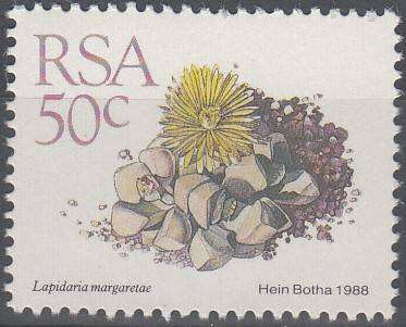 RSA 1988: 5th DEF ISSUE SUCCULENTS FULL SET OF 15 MNH (SACC 668-682)