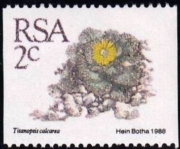 RSA 1988: 5th DEF ISSUE SUCCULENTS FULL SET OF 4 COILS MNH (SACC 683-686)