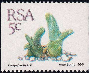 RSA 1988: 5th DEF ISSUE SUCCULENTS FULL SET OF 4 COILS MNH (SACC 683-686)