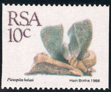 RSA 1988: 5th DEF ISSUE SUCCULENTS FULL SET OF 4 COILS MNH (SACC 683-686)