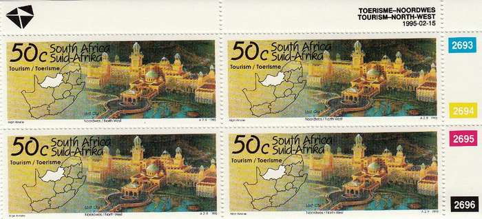 RSA 1995: TOURISM NORTH WEST CONTROL BLOCK MNH (SACC 892)