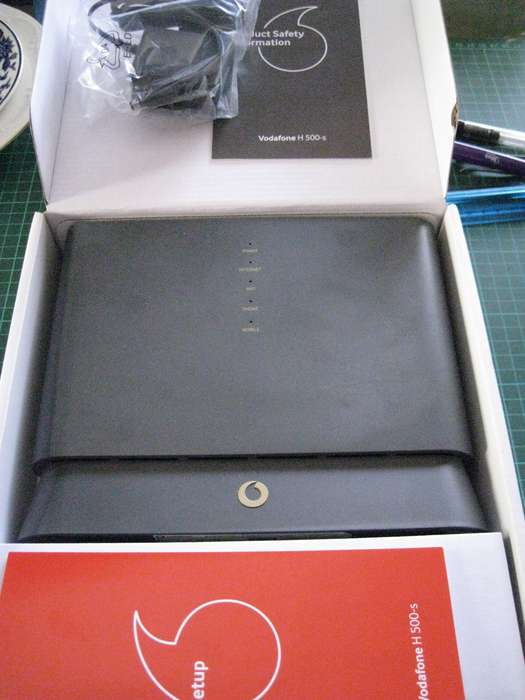 Vodafone H500 S Wireless Router Hub - High Speed 802.11Ac, Wifi Connection Wi-Fi Dual Band 2.4-5GHZ