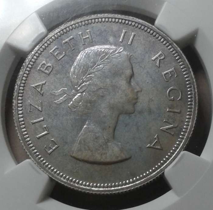 1956 Union proof silver 2 1/2 Shillings NGC PF66 (High grade)