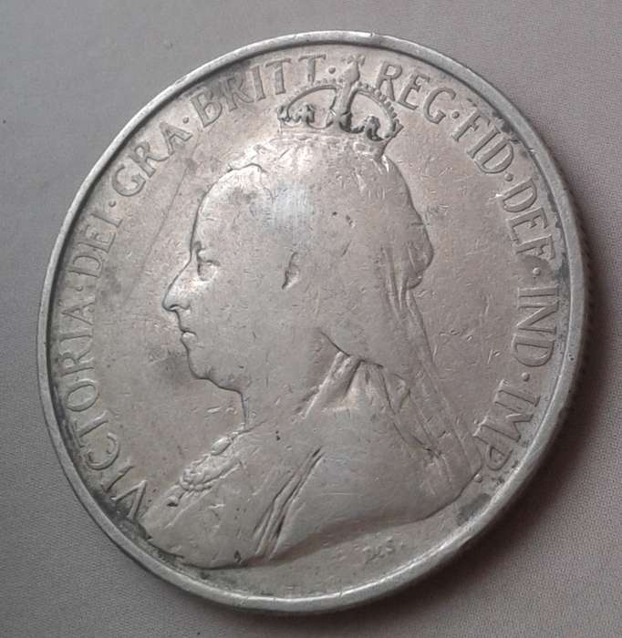 Scarcer 1901 Cyprus sterling silver 18 Piastres
