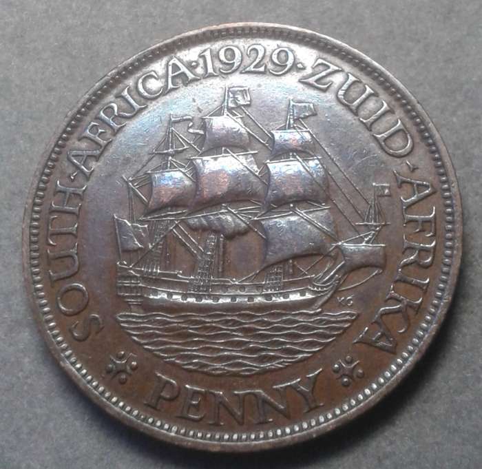 1929 Union penny with XF+ details