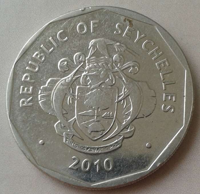 2010 Seychelles 5 Rupees