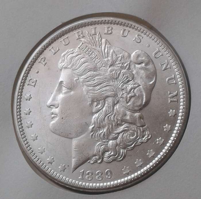 USA Morgan dollar centenary FDC incl.1889 P unc silver Morgan dollar