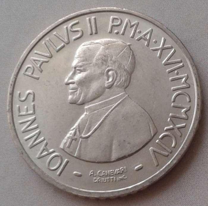 1994 Vatican City 100 Lire (Handicap and Solidarity) low mintage