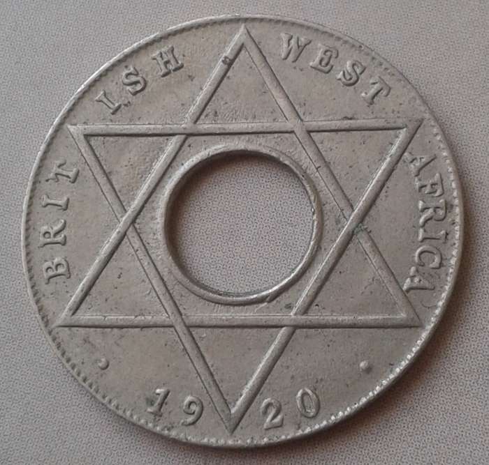 1920 British West Africa one tenth of a penny