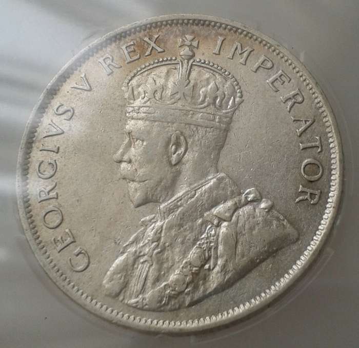 Nice 1932 union silver 2 Shillings SANGS AU53