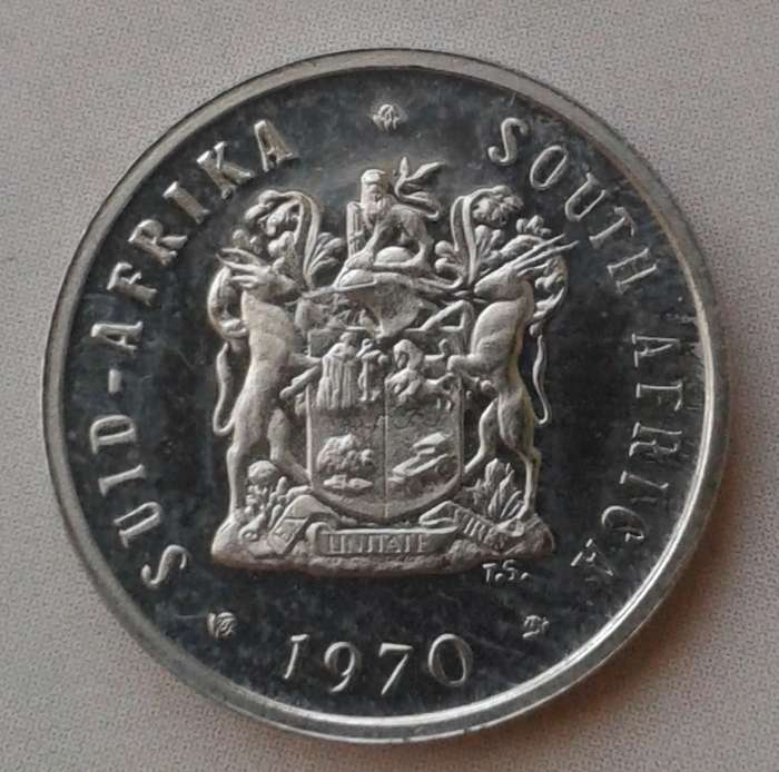 1970 Republic proof nickel 5c