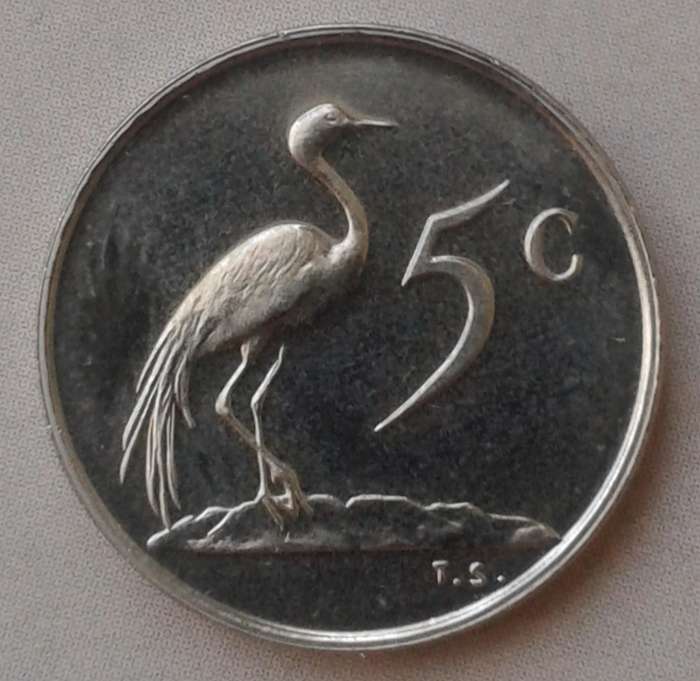 1974 Republic proof nickel 5c