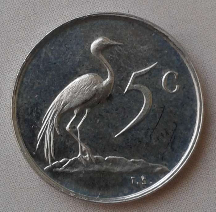 1977 Republic proof nickel 5c