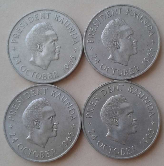 1965 Zambia 5 Shillings (mintage only 10000)