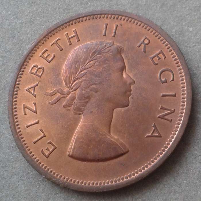 Union 1960 uncirculated penny