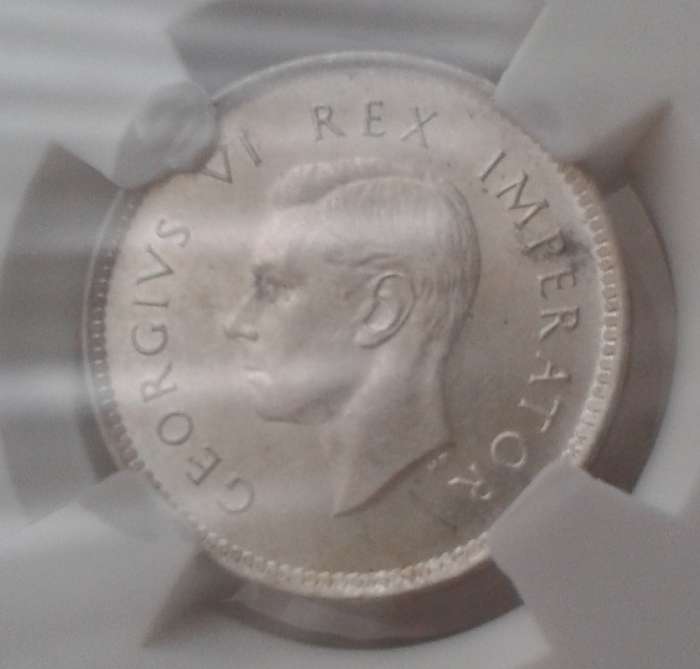 1937 Union silver tickey SANGS MS62