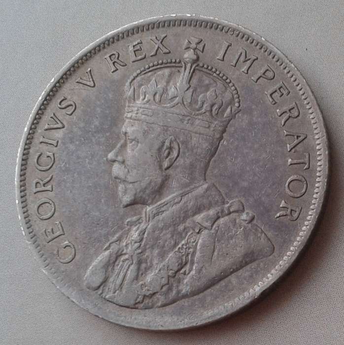 Nice 1928 union silver 2 Shillings in XF
