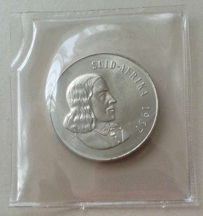 1967 Afrikaans uncirculated nickel 50c (low mintage)
