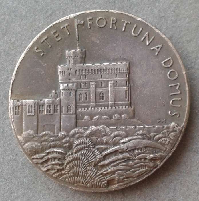 1935 George V/Queen Mary sterling silver medal