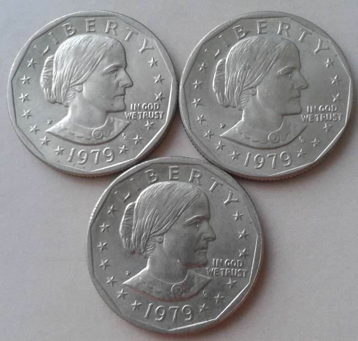 1979 US Susan B. Anthony dollar.