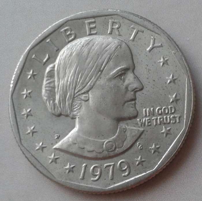 1979 US Susan B. Anthony dollar.