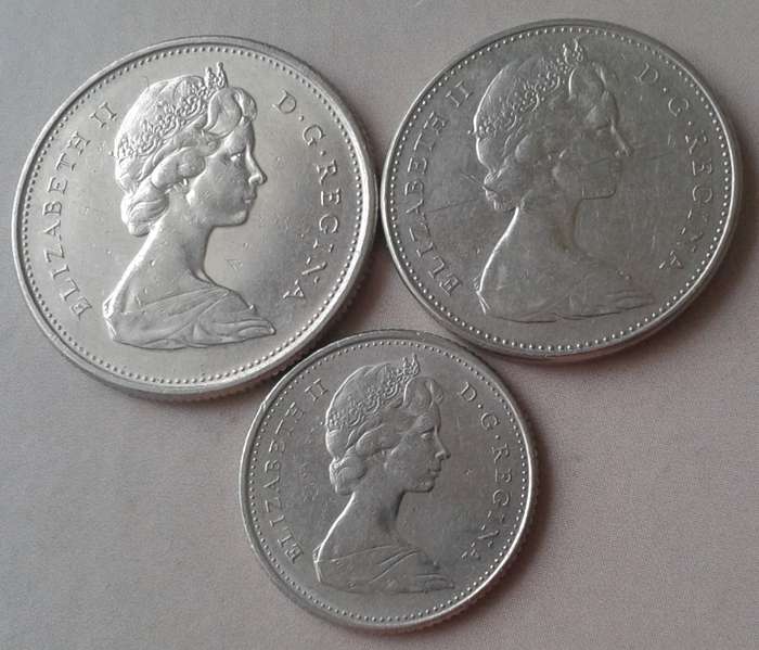 Lot of x3 Canada coins