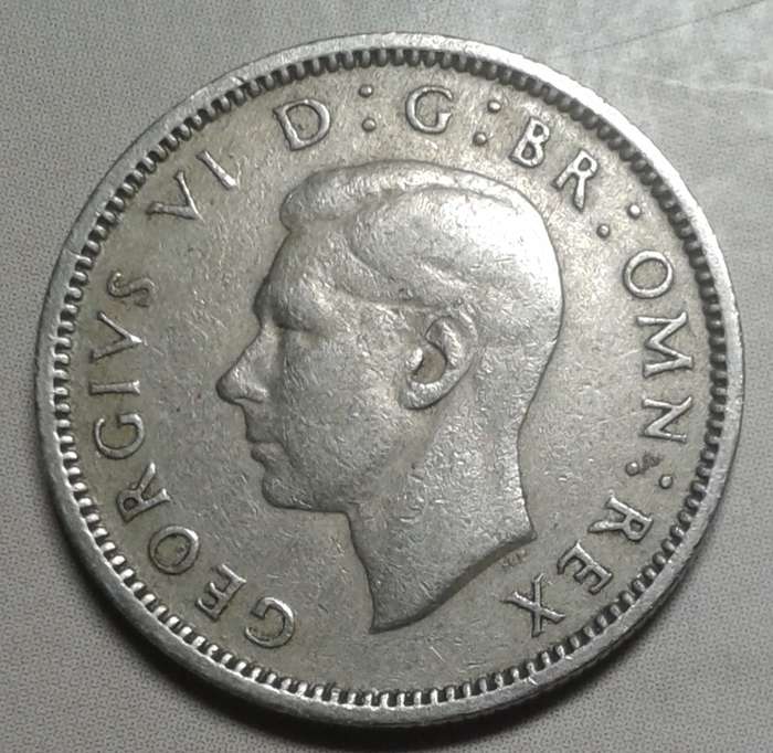1947 British sixpence