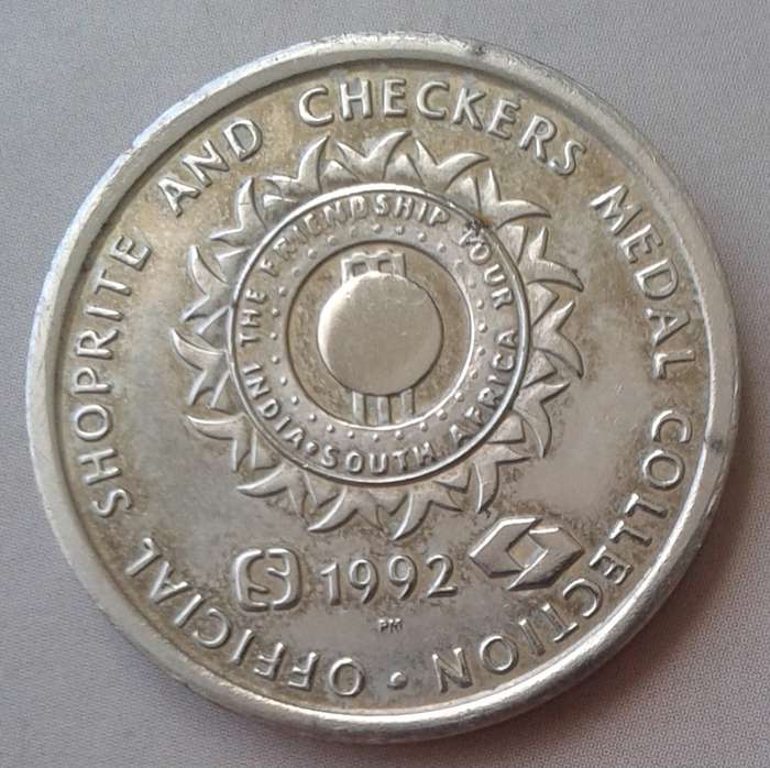 1992 Shoprite/Checkers Jonty Rhodes cricket medal