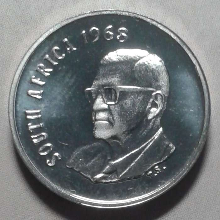 1968 English proof nickel 5c