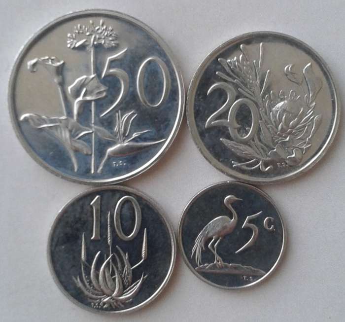 1972 Republic proof 50c-5c (4 coins)