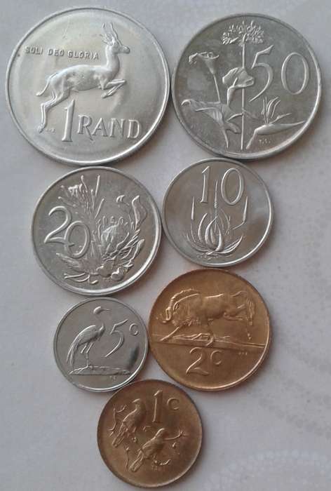 1985 Republic set of 7 coins (R1-1c)