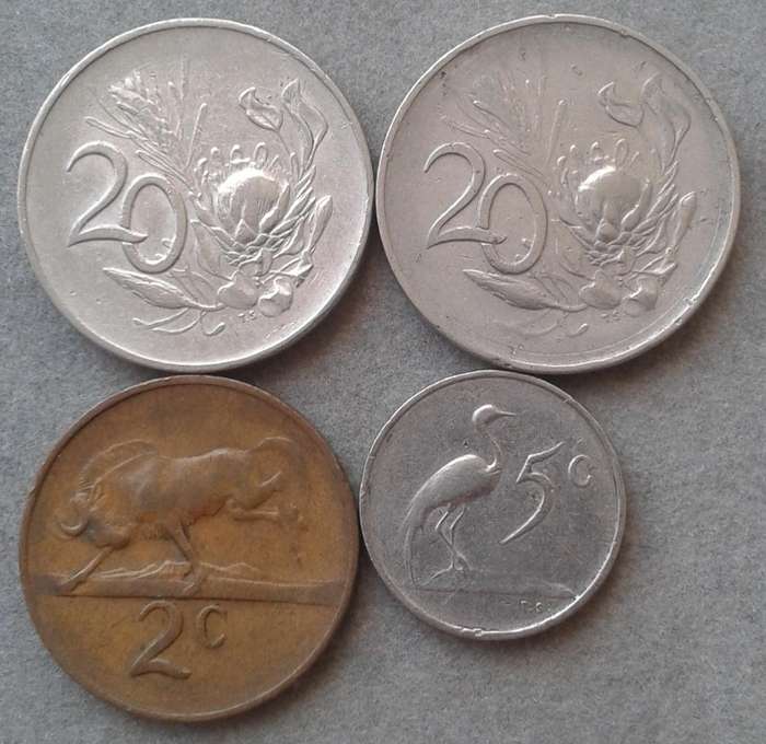 Lot of x2 republic 1965 coins and (x2) 1966 coins