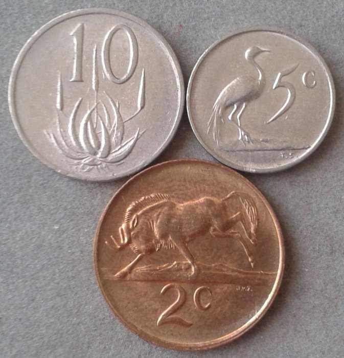 1981 Republic 10c/5c and 2c