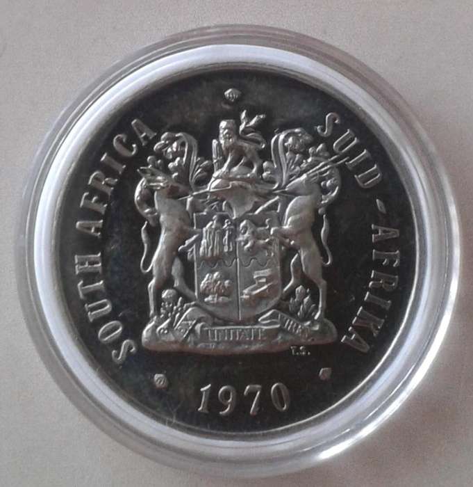 Encapsulated 1970 proof 50c