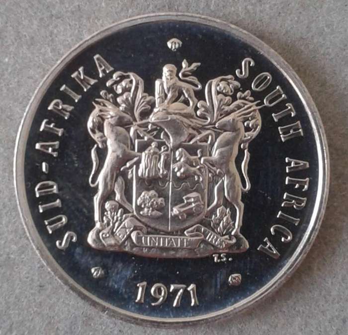 Encapsulated 1971 Republic proof 20c