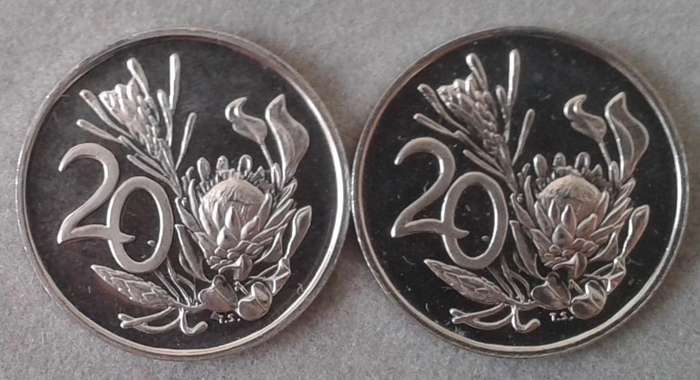 Encapsulated 1976 Republic proof 20c