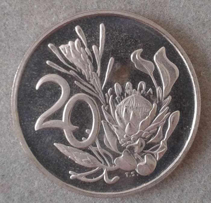 Encapsulated 1981 Republic proof 20c