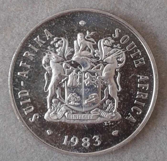 Encapsulated 1983 Republic proof 20c