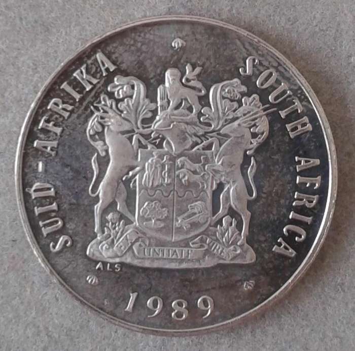 Encapsulated 1989 Republic proof 20c