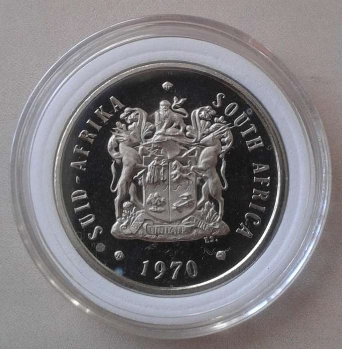Encapsulated 1970 Republic proof 20c