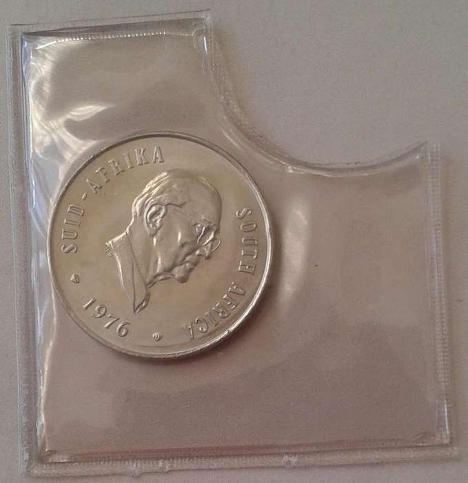 1976 Uncirculated nickel 20c coin (Pres.Fouche)