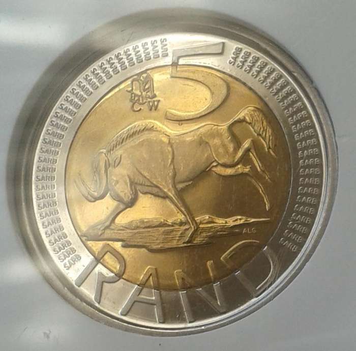 2008 Oom Paul R5 NGC MS67 (mintage: 2990).