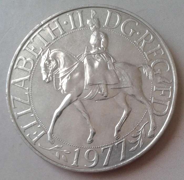 1977 Great Britain Elizabeth silver jubilee crown