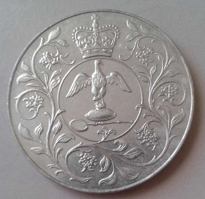 1977 Great Britain Elizabeth silver jubilee crown