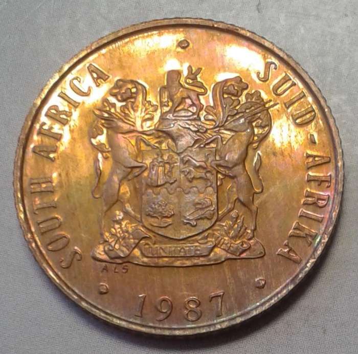 1987 Republic 2c with proof details