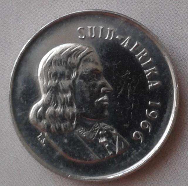 1966 Afrikaans nickel 5c